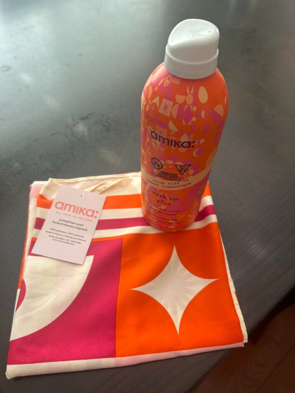 Amika Perk Up Plus Extended Clean Dry Shampoo + Free Scarf